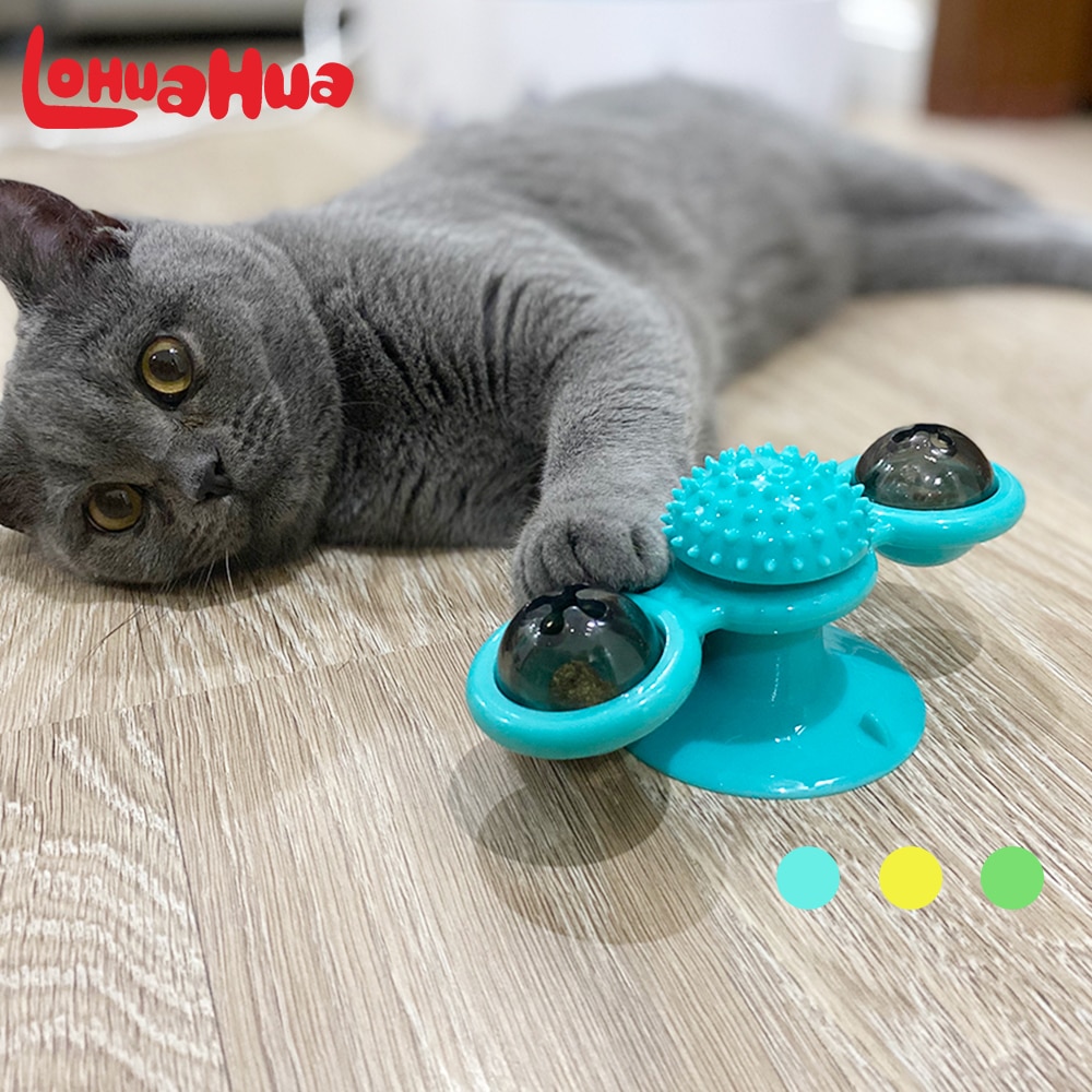 Cat-Windmill-Toy-Funny-Massage-Rotatable-Cat-Toys-With-Catnip-LED-Ball-Teeth-Cleaning-Pet-Products